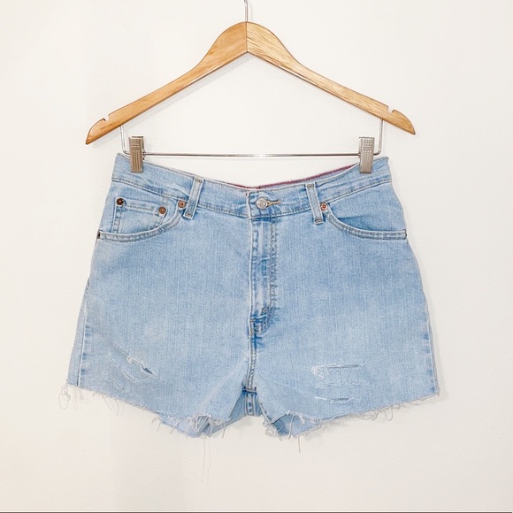 Levi's Pants - VINTAGE LEVI’S 512 Cutoff Denim Shorts High Waist